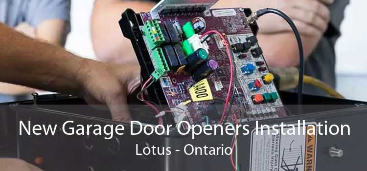 New Garage Door Openers Installation Lotus - Ontario
