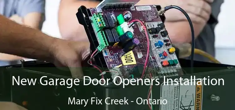 New Garage Door Openers Installation Mary Fix Creek - Ontario