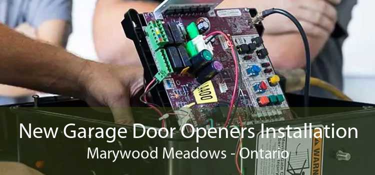 New Garage Door Openers Installation Marywood Meadows - Ontario