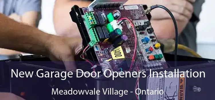 New Garage Door Openers Installation Meadowvale Village - Ontario