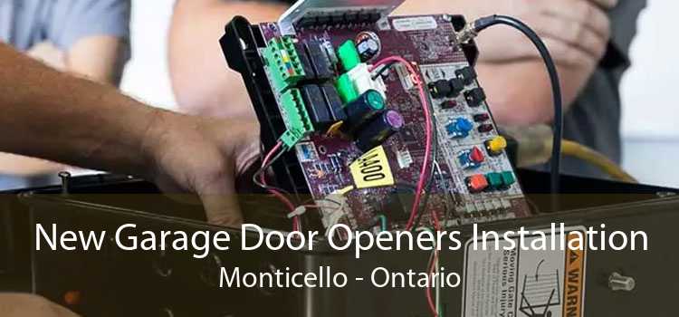 New Garage Door Openers Installation Monticello - Ontario