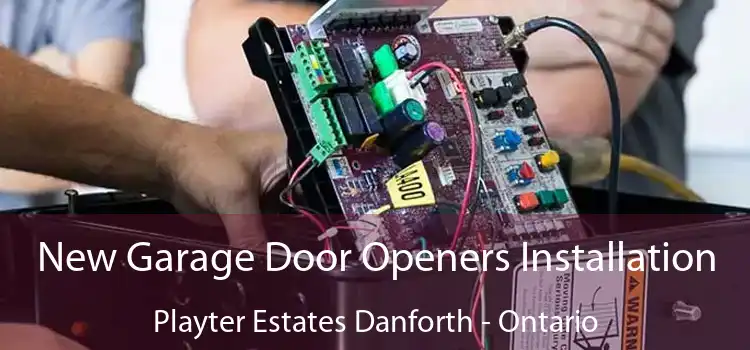 New Garage Door Openers Installation Playter Estates Danforth - Ontario