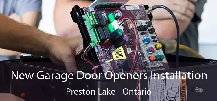 New Garage Door Openers Installation Preston Lake - Ontario