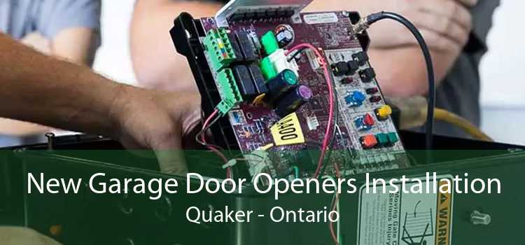 New Garage Door Openers Installation Quaker - Ontario