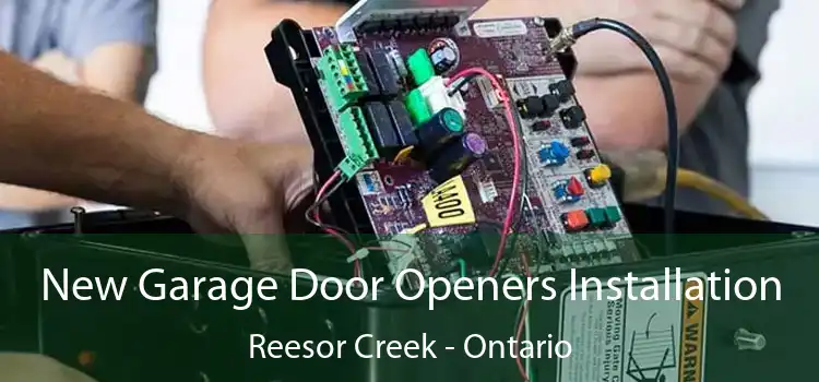 New Garage Door Openers Installation Reesor Creek - Ontario