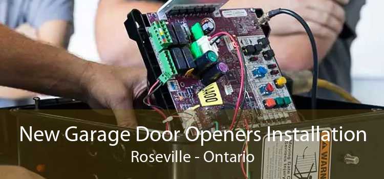 New Garage Door Openers Installation Roseville - Ontario