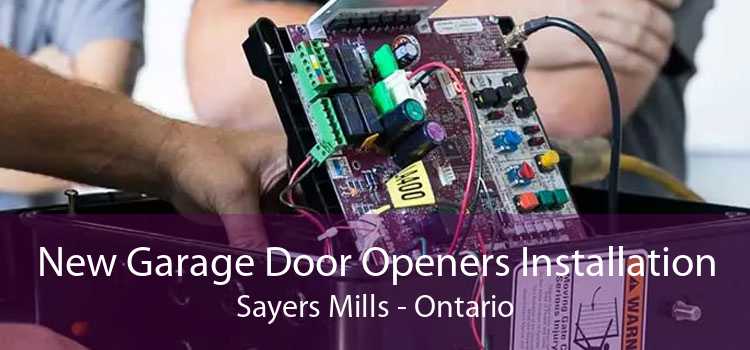 New Garage Door Openers Installation Sayers Mills - Ontario