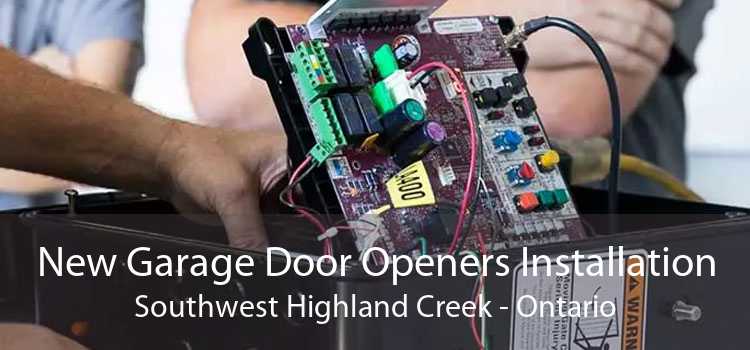New Garage Door Openers Installation Southwest Highland Creek - Ontario