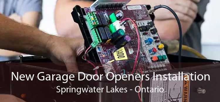 New Garage Door Openers Installation Springwater Lakes - Ontario