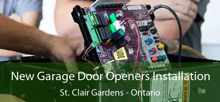 New Garage Door Openers Installation St. Clair Gardens - Ontario