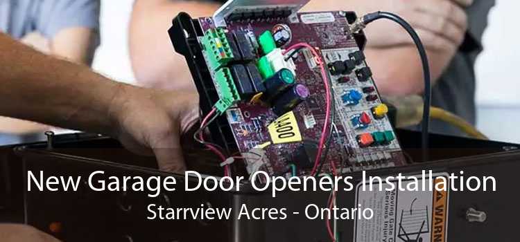 New Garage Door Openers Installation Starrview Acres - Ontario