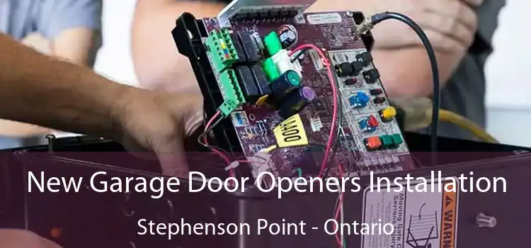 New Garage Door Openers Installation Stephenson Point - Ontario