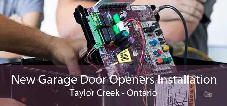 New Garage Door Openers Installation Taylor Creek - Ontario