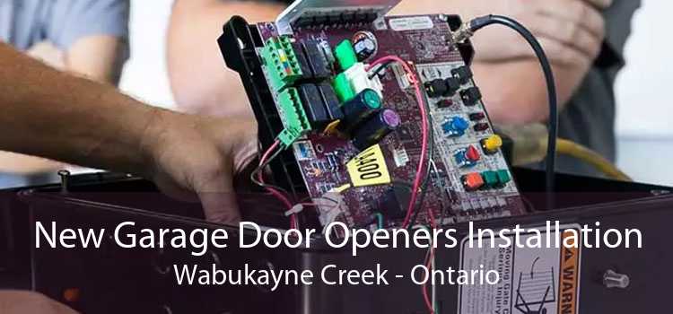 New Garage Door Openers Installation Wabukayne Creek - Ontario