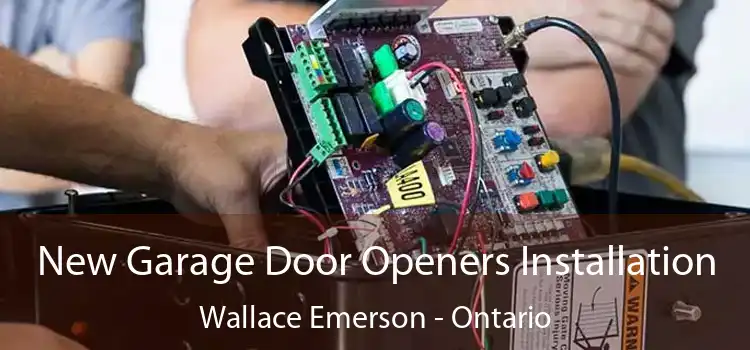 New Garage Door Openers Installation Wallace Emerson - Ontario