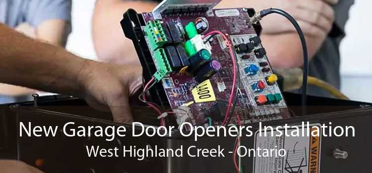 New Garage Door Openers Installation West Highland Creek - Ontario