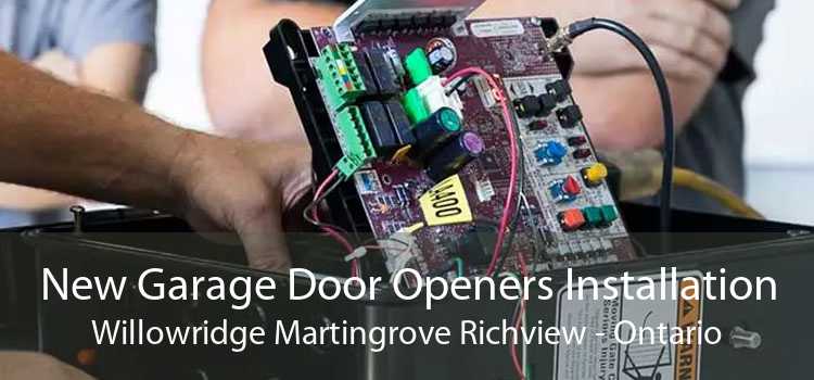 New Garage Door Openers Installation Willowridge Martingrove Richview - Ontario