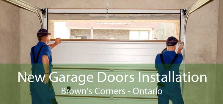 New Garage Doors Installation Brown's Corners - Ontario
