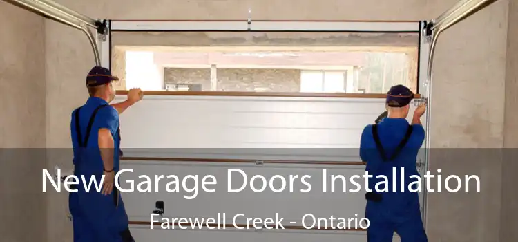 New Garage Doors Installation Farewell Creek - Ontario