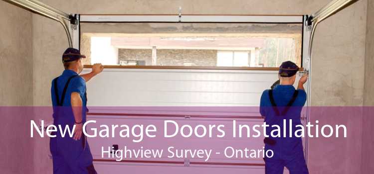 New Garage Doors Installation Highview Survey - Ontario
