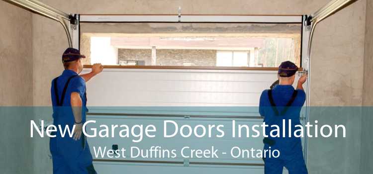 New Garage Doors Installation West Duffins Creek - Ontario