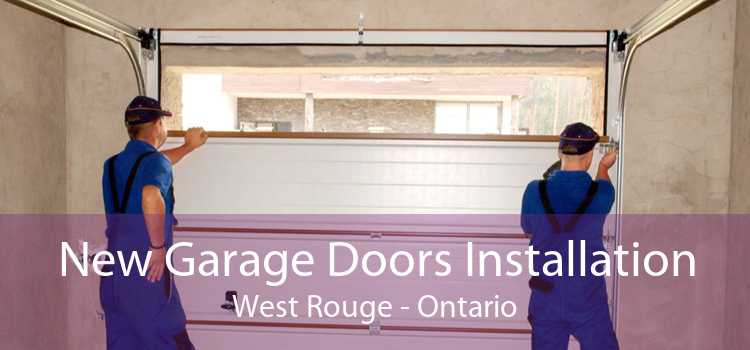 New Garage Doors Installation West Rouge - Ontario