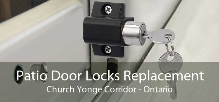 Patio Door Locks Replacement Church Yonge Corridor - Ontario