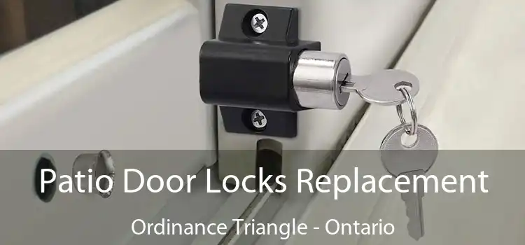 Patio Door Locks Replacement Ordinance Triangle - Ontario