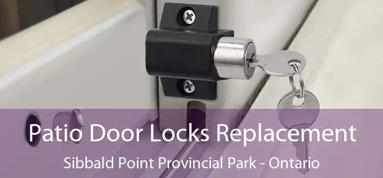 Patio Door Locks Replacement Sibbald Point Provincial Park - Ontario