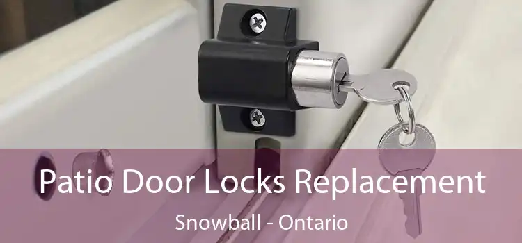 Patio Door Locks Replacement Snowball - Ontario