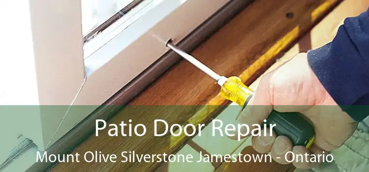 Patio Door Repair Mount Olive Silverstone Jamestown - Ontario