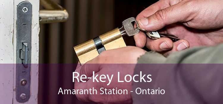 Re-key Locks Amaranth Station - Ontario