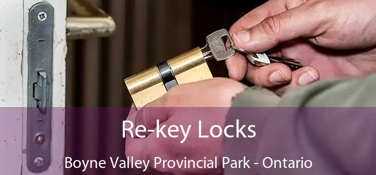 Re-key Locks Boyne Valley Provincial Park - Ontario