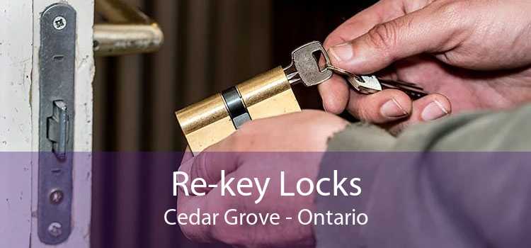 Re-key Locks Cedar Grove - Ontario