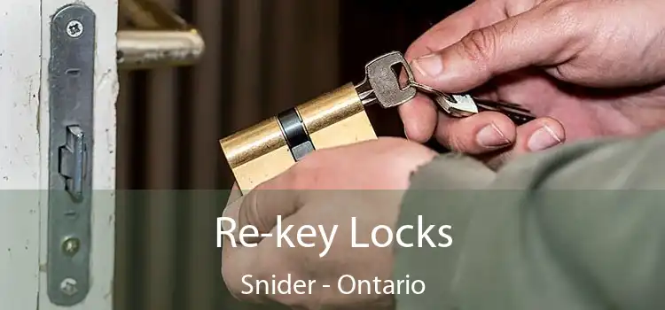 Re-key Locks Snider - Ontario