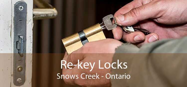 Re-key Locks Snows Creek - Ontario
