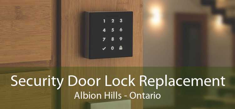 Security Door Lock Replacement Albion Hills - Ontario