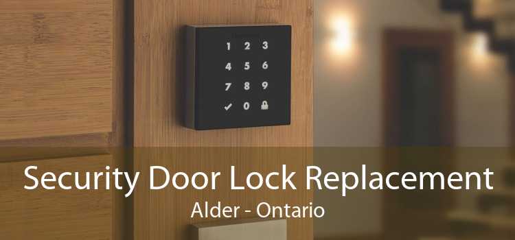 Security Door Lock Replacement Alder - Ontario