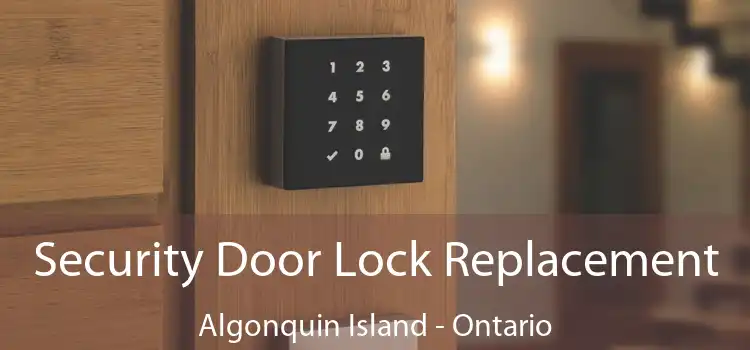 Security Door Lock Replacement Algonquin Island - Ontario