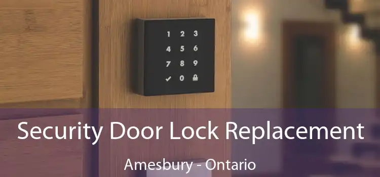 Security Door Lock Replacement Amesbury - Ontario