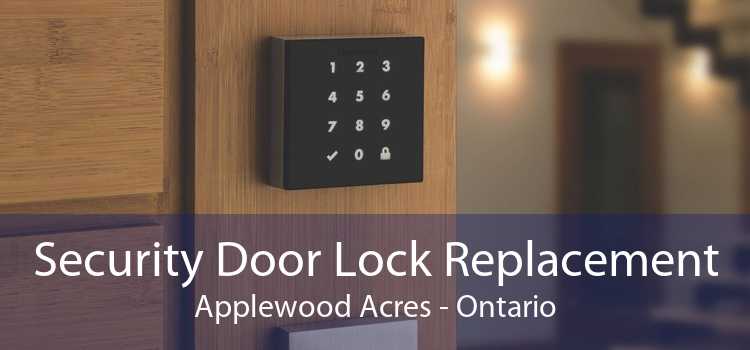 Security Door Lock Replacement Applewood Acres - Ontario