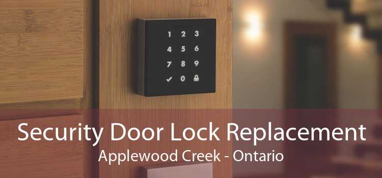 Security Door Lock Replacement Applewood Creek - Ontario