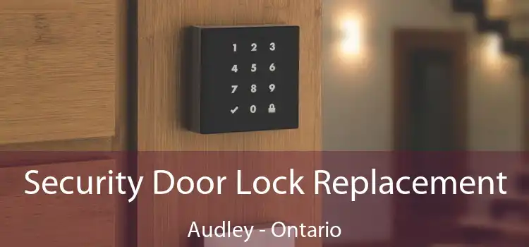 Security Door Lock Replacement Audley - Ontario