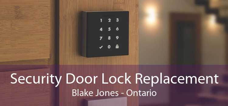 Security Door Lock Replacement Blake Jones - Ontario
