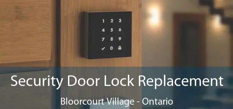 Security Door Lock Replacement Bloorcourt Village - Ontario