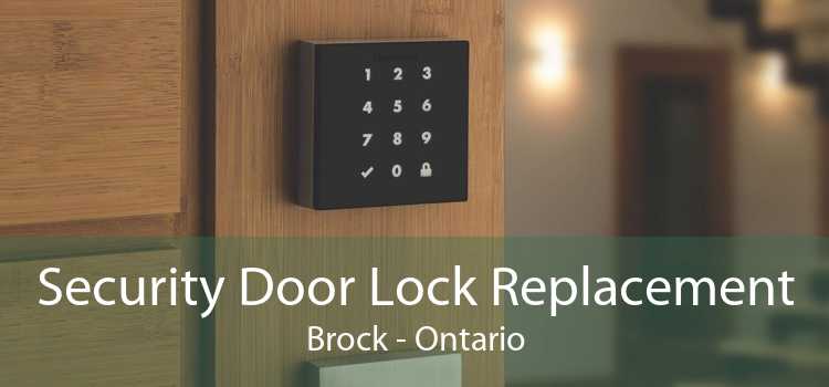 Security Door Lock Replacement Brock - Ontario