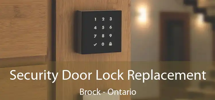 Security Door Lock Replacement Brock - Ontario