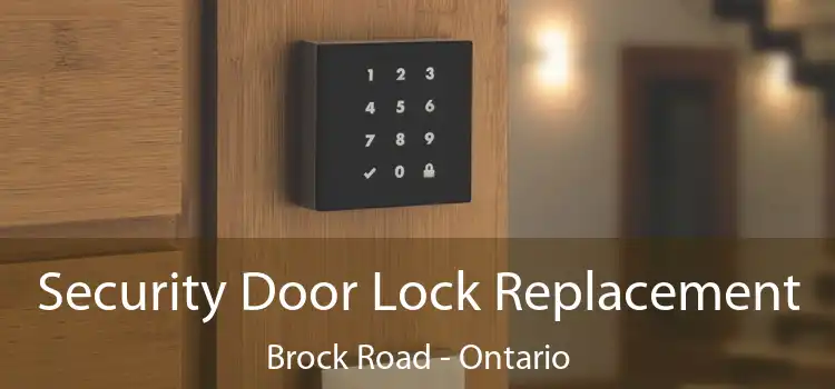 Security Door Lock Replacement Brock Road - Ontario