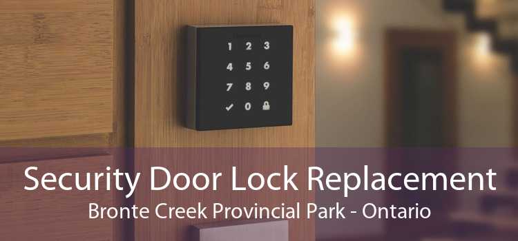 Security Door Lock Replacement Bronte Creek Provincial Park - Ontario