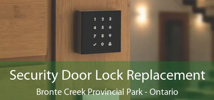 Security Door Lock Replacement Bronte Creek Provincial Park - Ontario